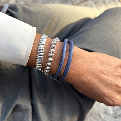 Pulsera Blue - Cuero Pulsera Blue - Cuero