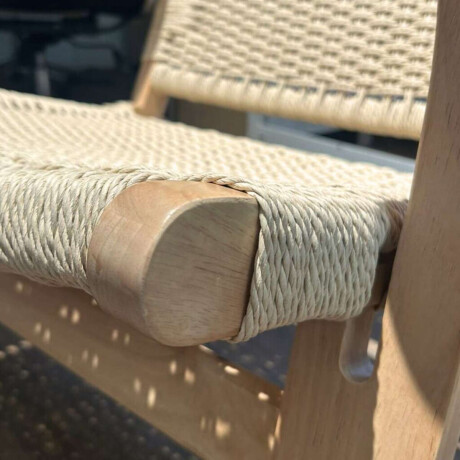 Butaca Hanoi Madera Natural Beige
