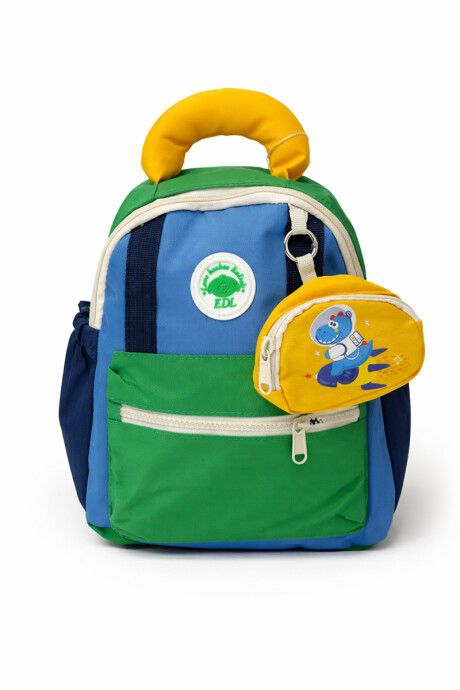 Mochila infantil con monedero Azul