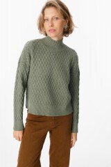Sweater Panal Verde Militar