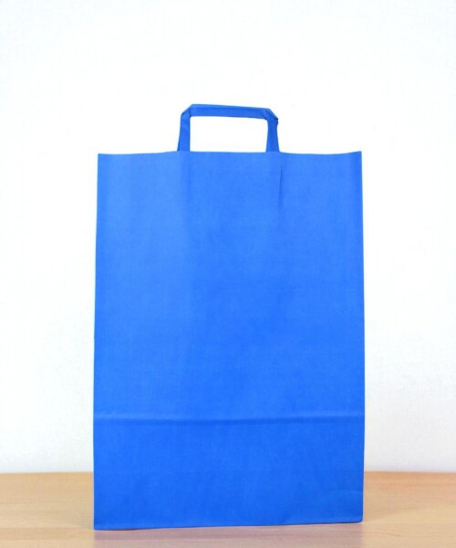 Bolsa lisa acuario 30x12x41 cm AZUL