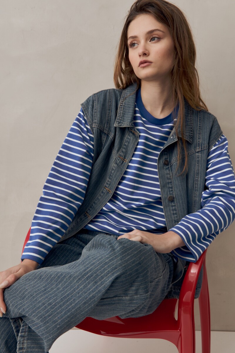 REMERA JORDANA Azul Francia