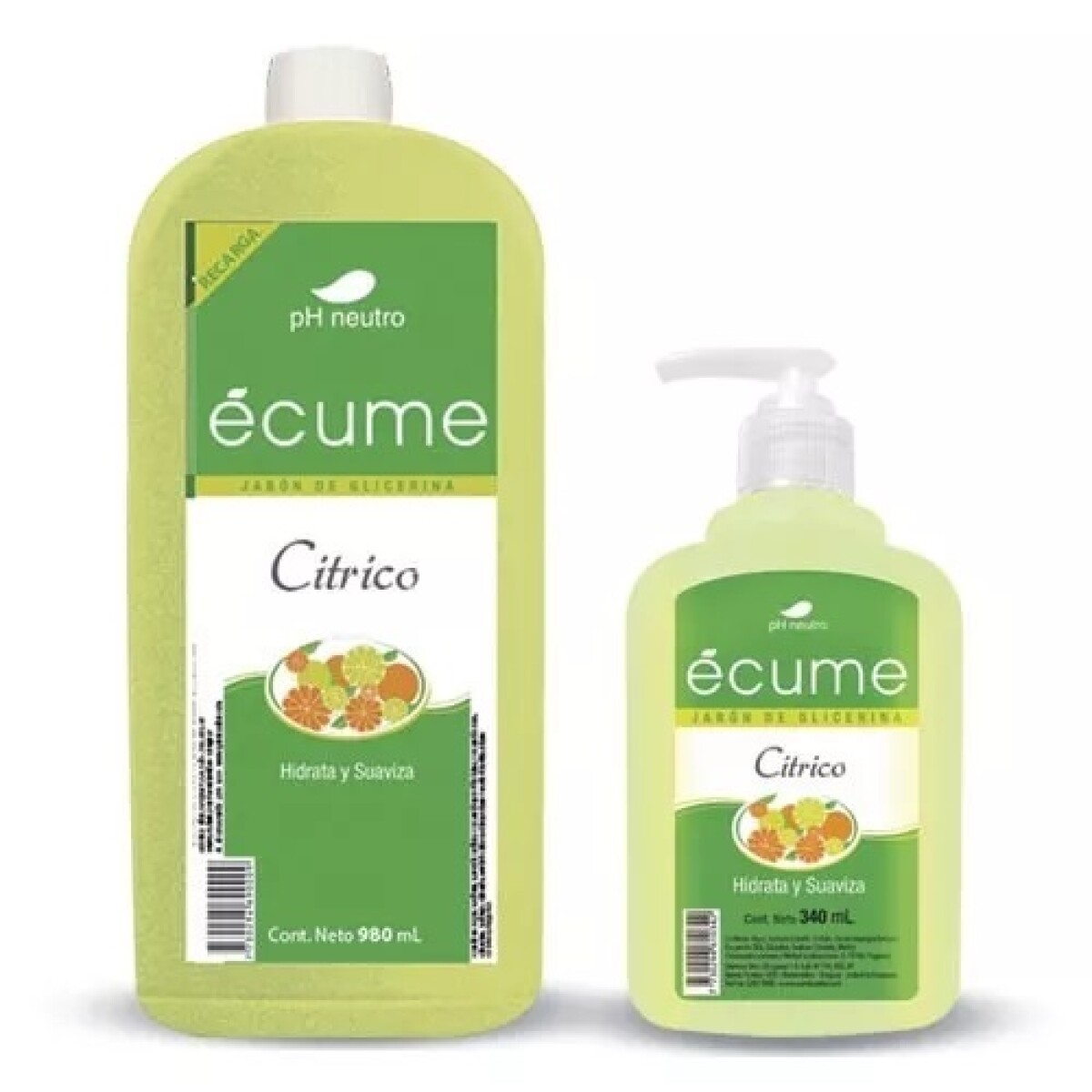 Jabón Ecume Citrico 980 Ml. + C/val. 340 Ml. 