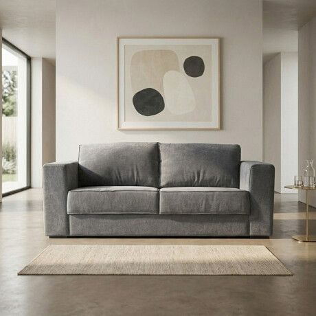 Sofá Olimpus - Microfibra - 3 cuerpos Cora 06-153 (Grafito)