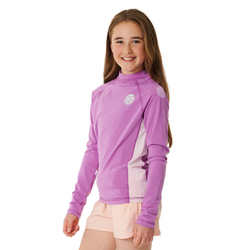 Lycra Rip Curl Icon Uv Brushed L/S- Girl Lycra Rip Curl Icon Uv Brushed L/S- Girl