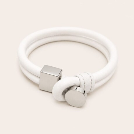 Pulsera White - Cuero Pulsera White - Cuero