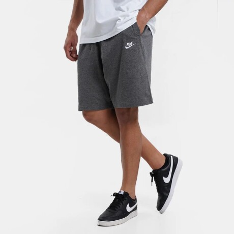 Short Nike Moda Hombre Club Jsy Charcoal Heathr/(White S/C