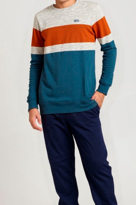 SWEATER TOMY TEEN RUSTY Azul Piedra