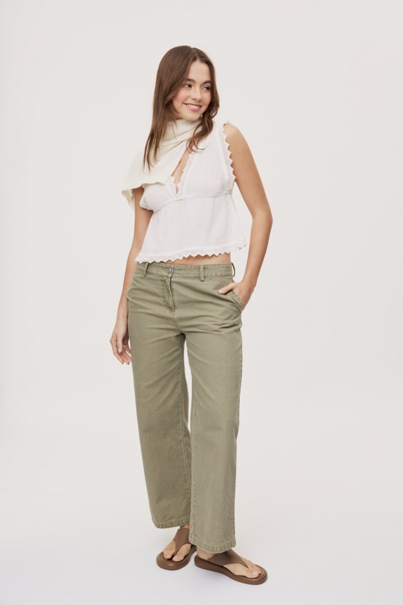 PANTALÓN ROCHA Verde Seco