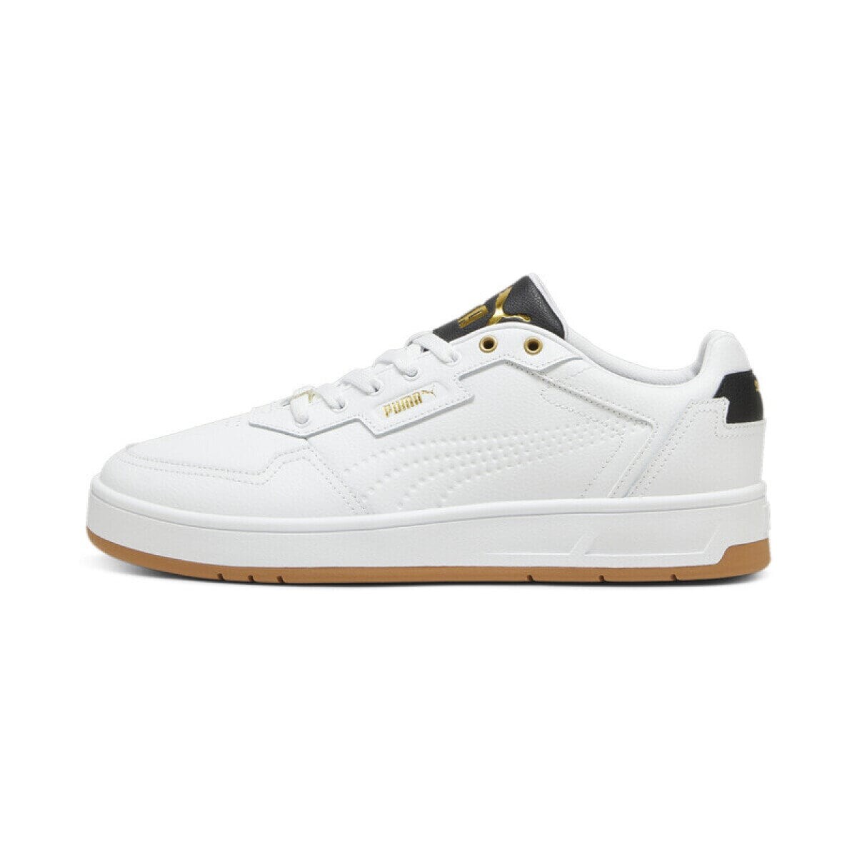 Champion Puma Moda Hombre Court Classic Lux SD Puma White-Puma Black-Puma Gold - S/C 