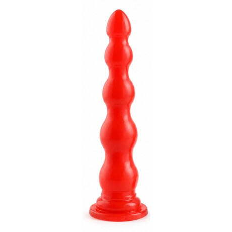 Dilatador Anal Inexpulsable XL Macizo Rojo