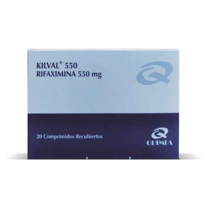 KILVAL 550 MG. CJ X 20 COMP. RECUBIERTOS única