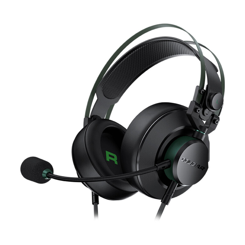 Auriculares Gamer Cougar VM410 XB Black Green Auriculares Gamer Cougar VM410 XB Black Green