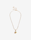 Cadena Corta con Dije Color Collar Athletic Bling - Dorado