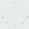 Cadena MOON baguette en plata 925 con piedras semipreciosas Cadena MOON baguette en plata 925 con piedras semipreciosas