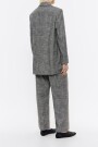 CHAQUETA SASTRE CUADROS Gris