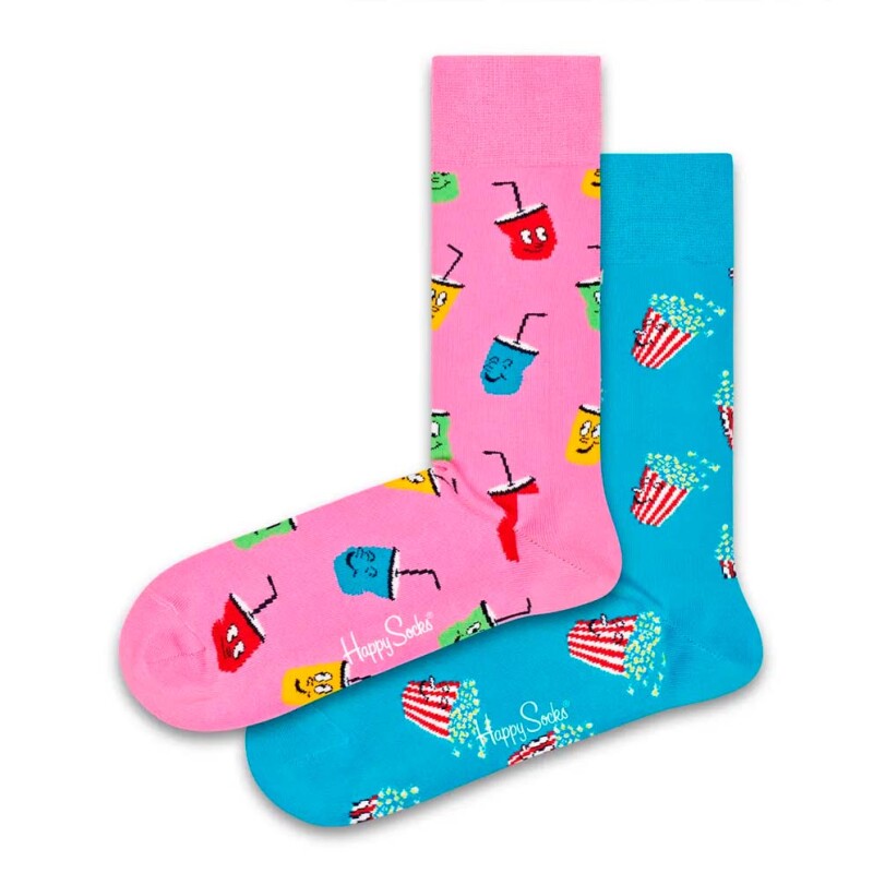 Happy Socks Pack 2 Par De Medias Regalo - Snacks Happy Socks Pack 2 Par De Medias Regalo - Snacks