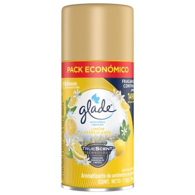 Glade Automático Repuesto Limón Refrescante 110 Grs. Glade Automático Repuesto Limón Refrescante 110 Grs.