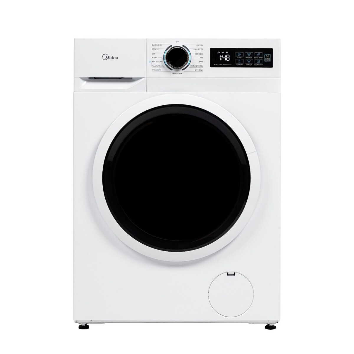 Lavarropas Midea 10.5 KG Carga Frontal MF110W105B/W 