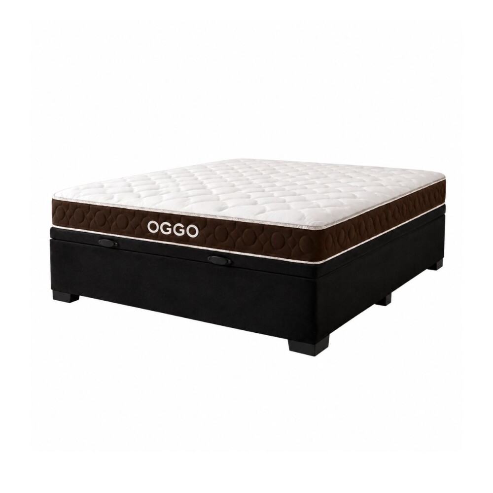 SOMMIER - ROMA 2 PLAZAS EPS+ESPUMA CON BOX BAÚL