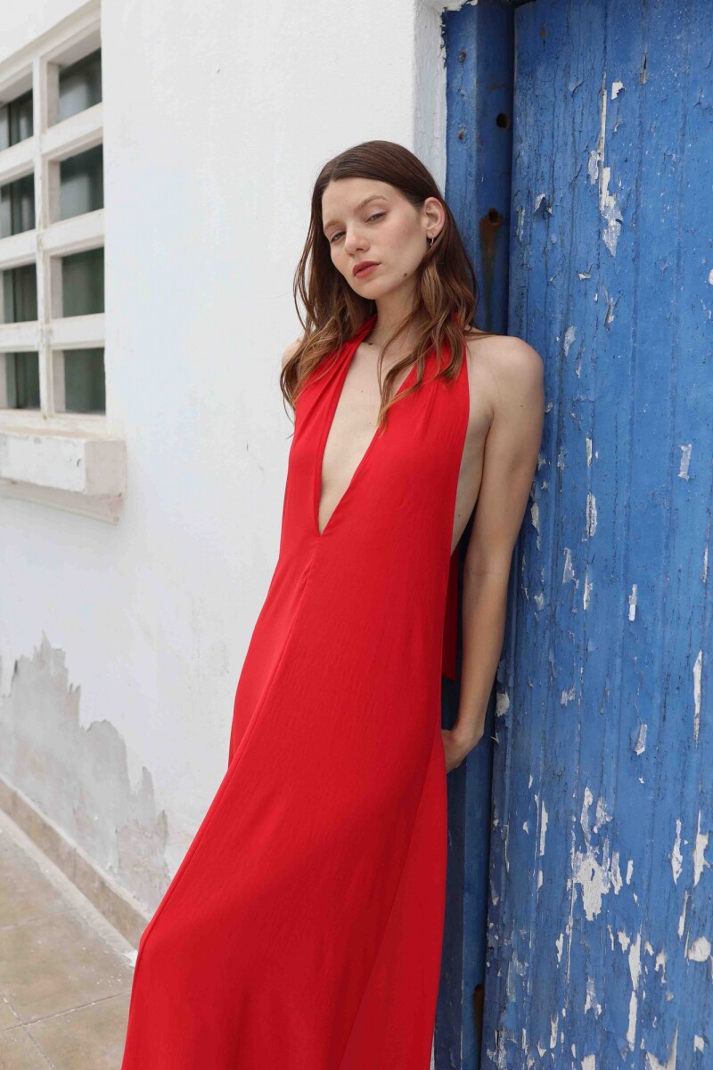 VESTIDO CLARISSA ROJO