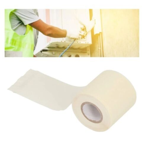 Cinta Pvc Para Aire Acondicionado 6cm X 10m Beige
