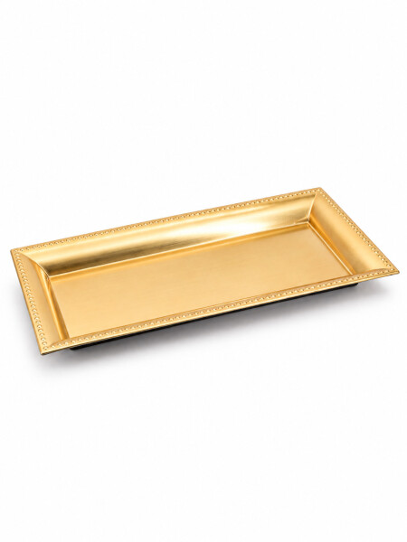 BANDEJA RECTANGULAR GLOW DORADO