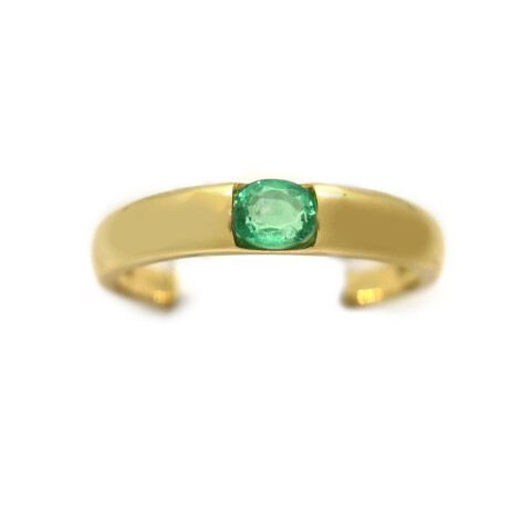 Anillos en Oro 9Kilates y Esmeralda Anillos en Oro 9Kilates y Esmeralda