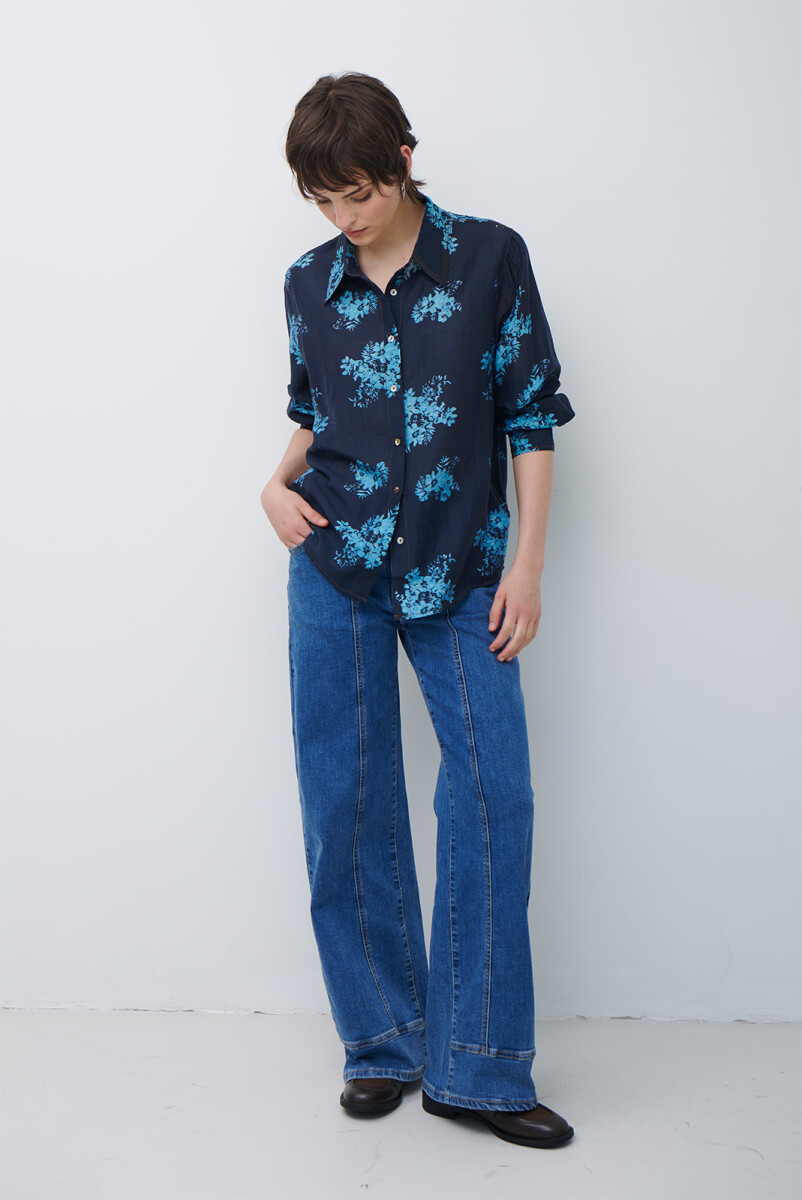 JEAN MID POLAR - AZUL 