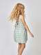 Vestido Flores Con Tirantes Piedra