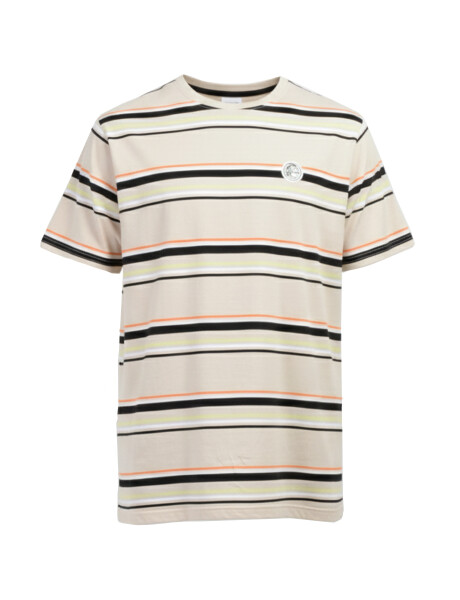 Remera O'Neill Stripe Beige Remera O'Neill Stripe Beige