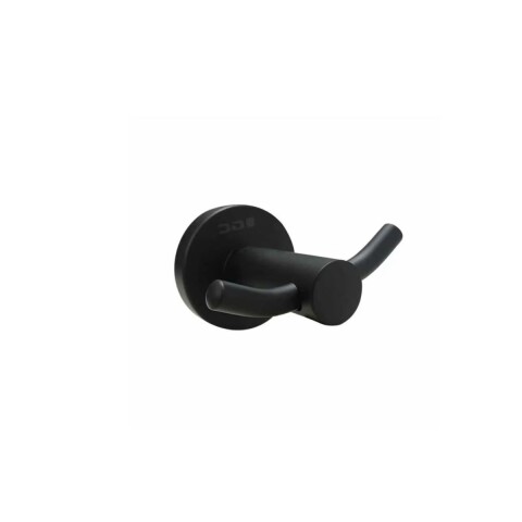 Percha doble Milano Negro Mate GC Percha Doble Milano Negro Mate Gc