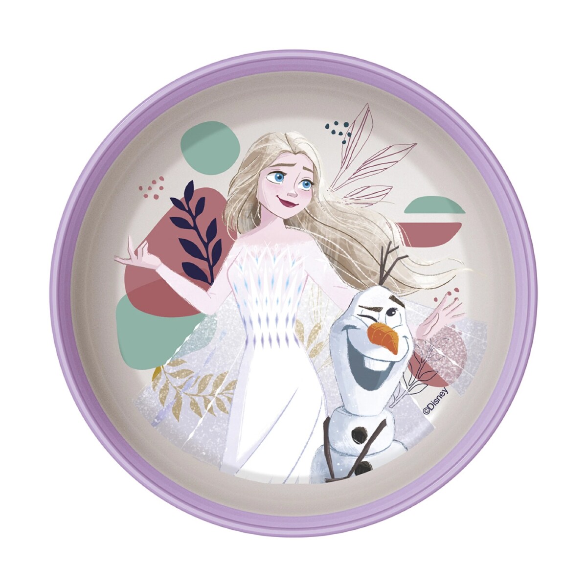 BOWL LILA Y BLANCO FROZEN 