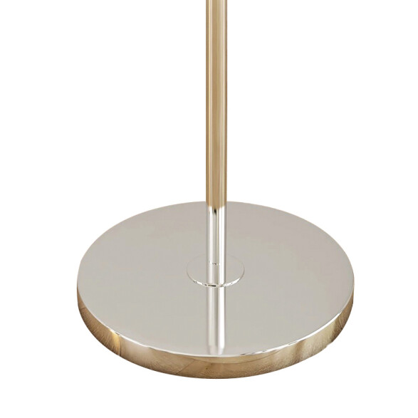 Lámpara de pie metálica + pantalla crudo E27 Ø45cm AI9872