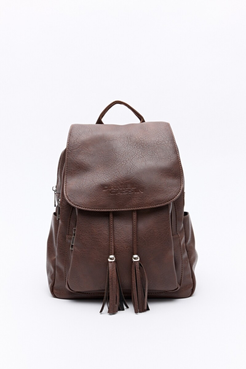 MOCHILA TULIPA Chocolate