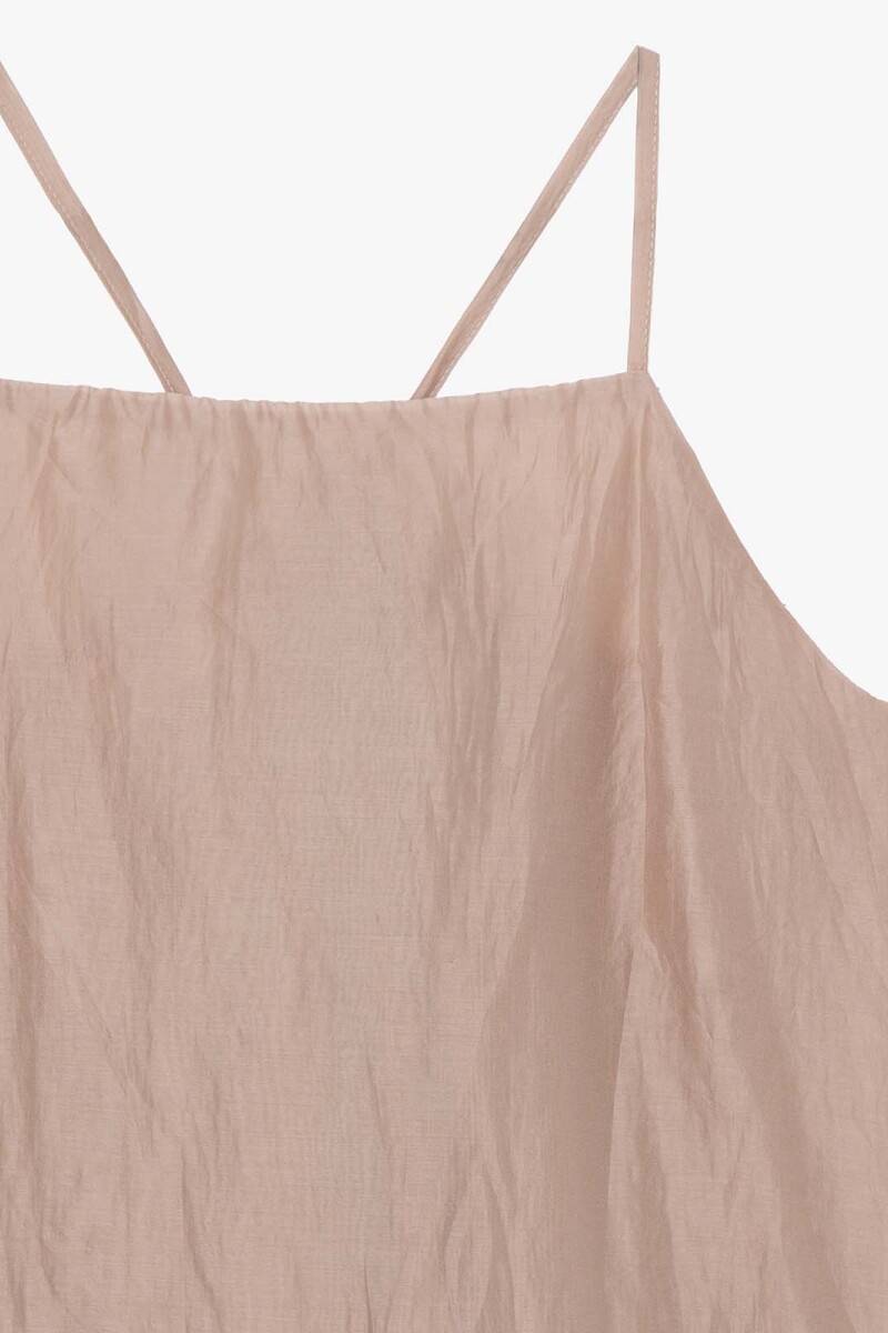 TOP ARRUGADO Beige