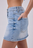 Pollera Kaia Denim Claro