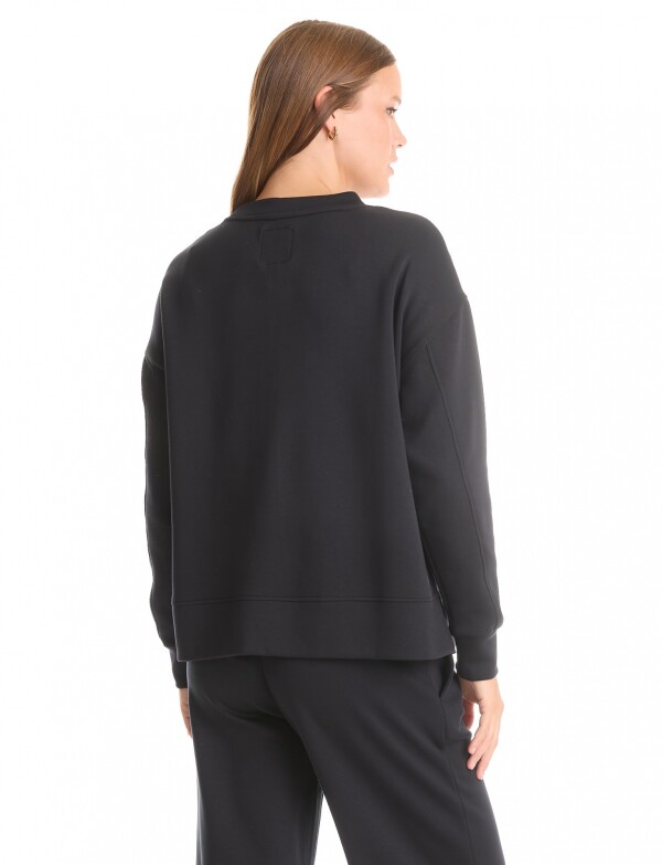 Buzo Pespuntes NEGRO