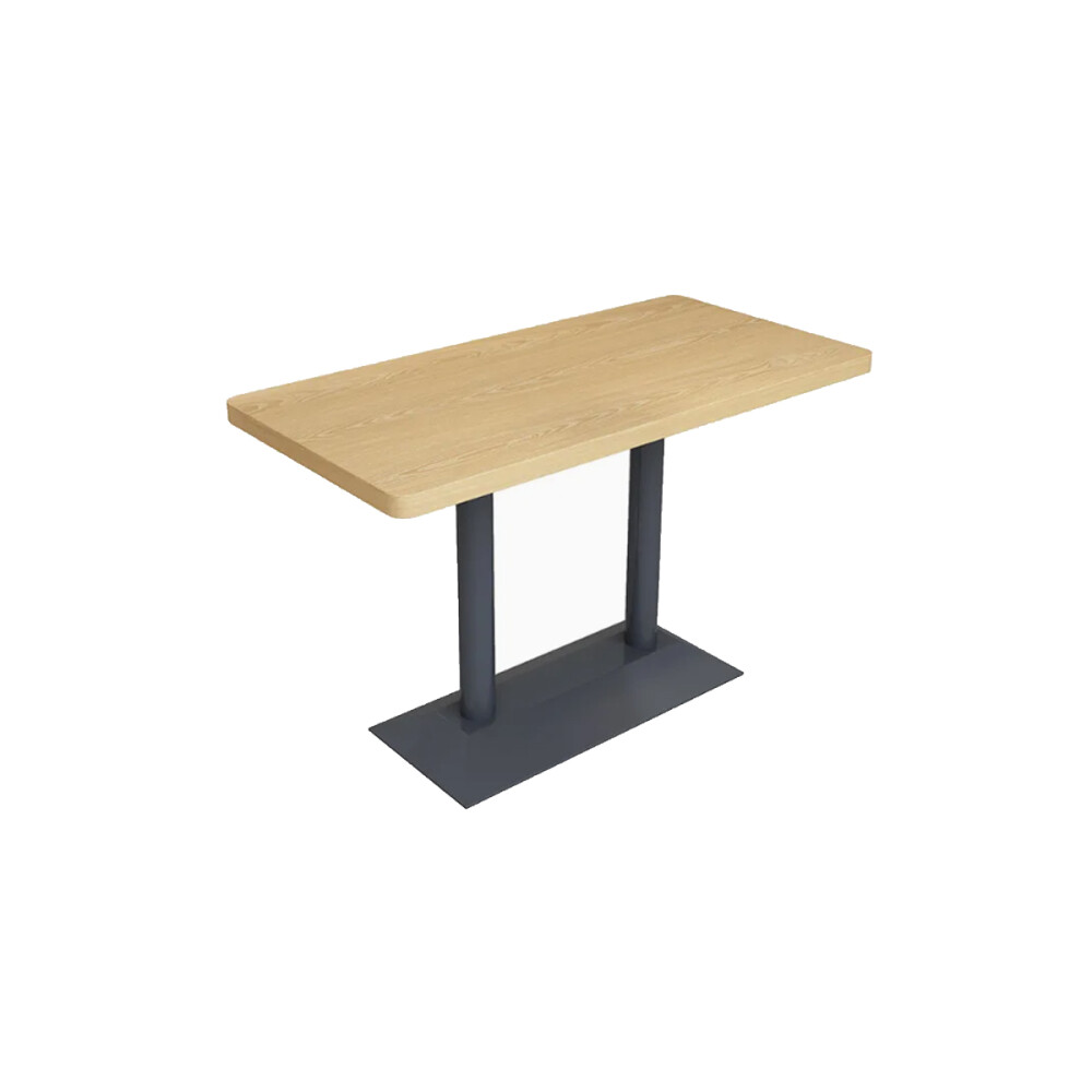 Mesa De Comedor Restó Mdf 120x60x75cm Marrón claro
