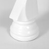 FIGURA AJEDREZ CABALLO BLANCO 17X40CM Unica