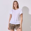 Remera Algodon Broderie BLANCO