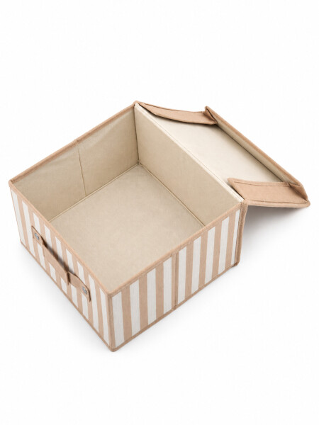 CAJA ORGANIZADORA PLEGABLE COTTON BEIGE
