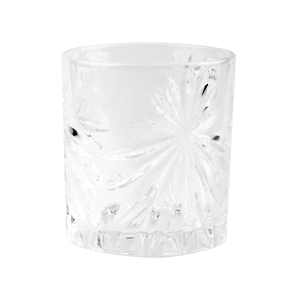 SET - 6 PCS VASO TRANSPARENTE VIDRIO 1988-135 