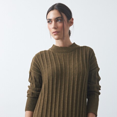 VESTIDO SIMEON Verde Musgo