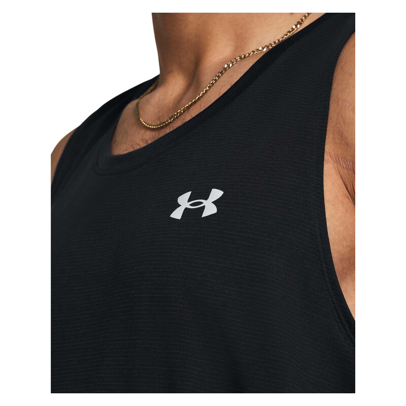Musculosa Running Under Armour de Hombre - 1382585-001 Negro