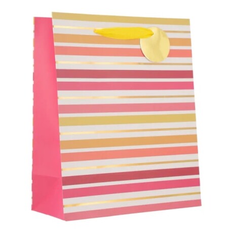 Bolsa Top Grande Rayas Horizontales Diseño 2