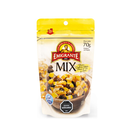 MIX NUECES, CASTAÑAS, PASAS Y ANANÁ 70GRS MIX NUECES, CASTAÑAS, PASAS Y ANANÁ 70GRS