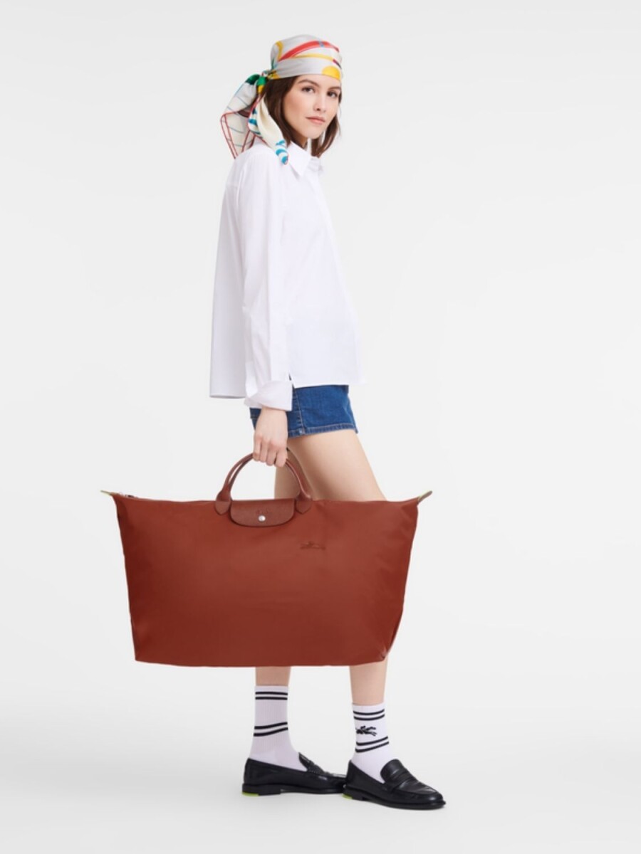 LONGCHAMP - Travel Bag Le Pliage Green XL 