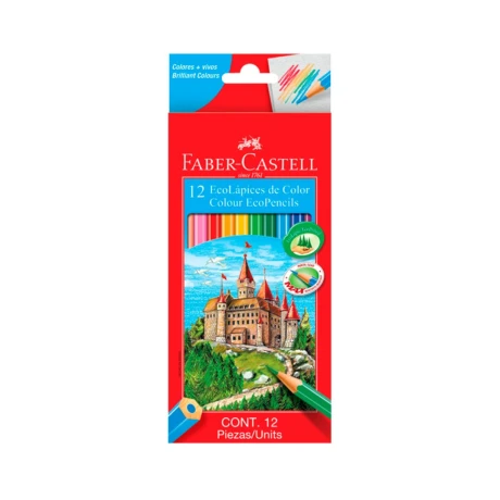 LAPICES DE COLORES FABER LARGOS 12 UNI LAPICES DE COLORES FABER LARGOS 12 UNI