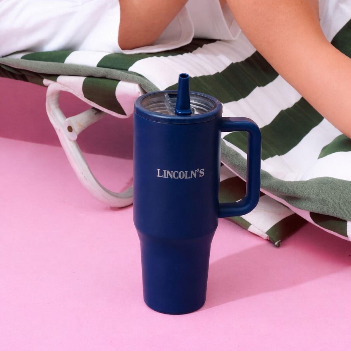 Vaso termico Acero Inox. 1180ml Lincolns - Azul 
